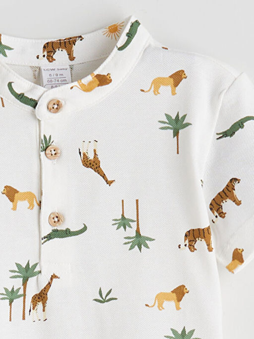 Hakim Yaka Erkek Bebek Ti??rt ve ?ort 2li