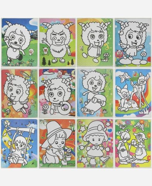 Картина из песка Маленьк. 15*20 см. Рисунки в ассортименте 904681 - Yiwu youda import & export co фото 3