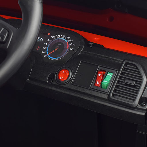 Электромобиль "Профи" на аккумуляторе, с р/у управлением, в коробке (красный)