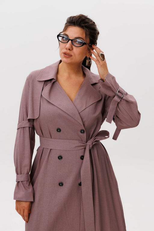 Платье ANELLI 1577 сушенная роза  фото 5