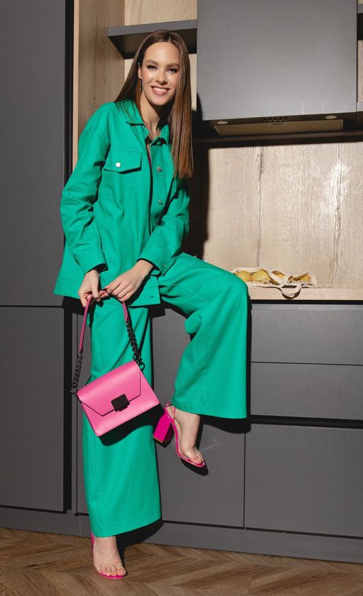 Брюки AURA 4077-170 зеленый  фото 8