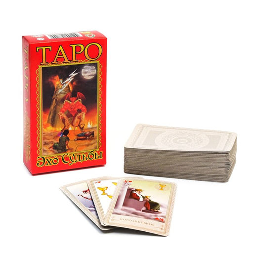 Таро подарочное "ЭХО СУДЬБЫ", большое, , гадальные карты, 78 л, с инструкцией