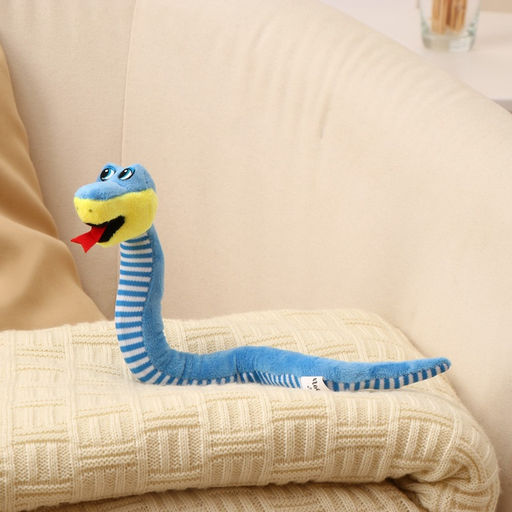 Мягкая игрушка Змея, с полосатым животом, 42 см, цвет МИКС - Simaland фото 2