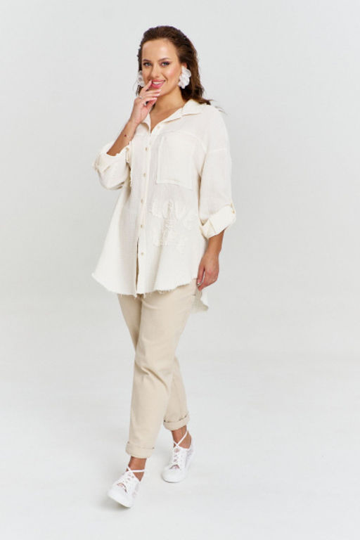 Блуза AVE RARA 2182/3 cливочный  фото 3