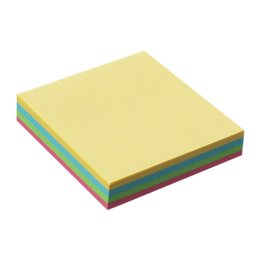 Цена за 6 шт. Блок с липким краем, 51×51 мм, 100 листов, 4 цвета, пастель, МИКС