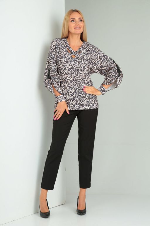 Костюм Gamma & Gracia 538 черный леопардовый  фото 3