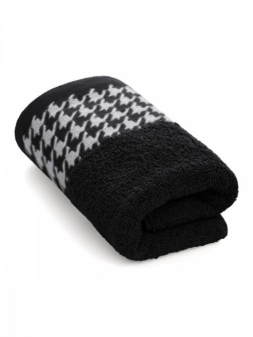 Полотенце для рук 35x70 черный махровая ткань