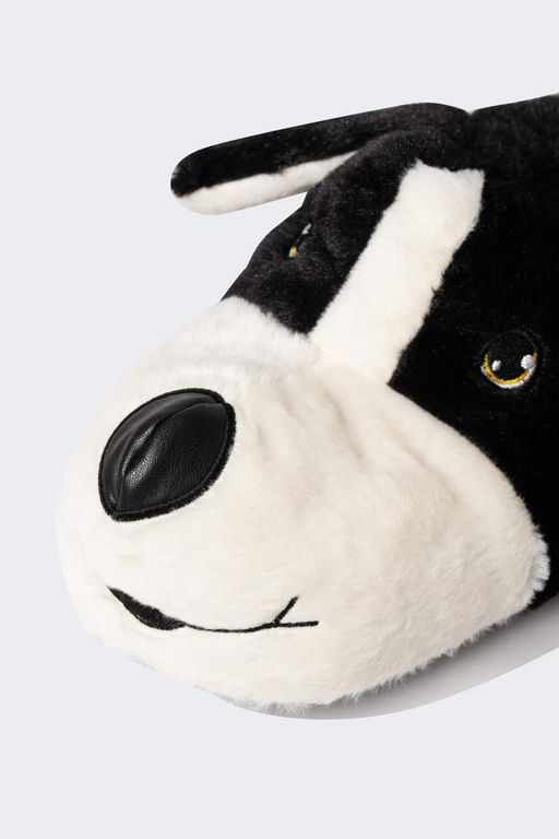 Мужские домашние тапочки на плоской подошве - Defacto фото 5