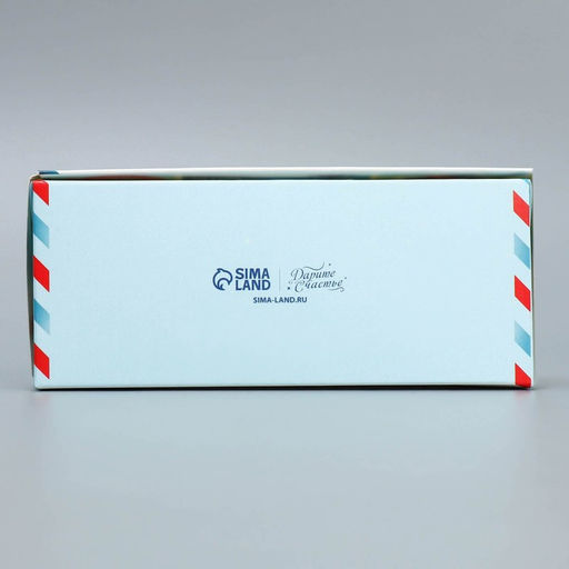 Цена за 5 шт. Коробка складная Новогодняя посылка, 17 7 4 см - Дарите счастье фото 6