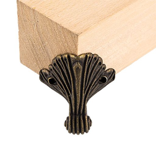 Mr. Carving MMG-022 фурнитура для шкатулок ножка 4.5 x 3.1 см 5 х 4 шт. №02 бронза