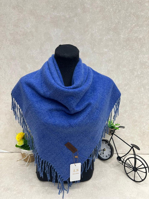 Платок в клетку из кашемира, мультицвет