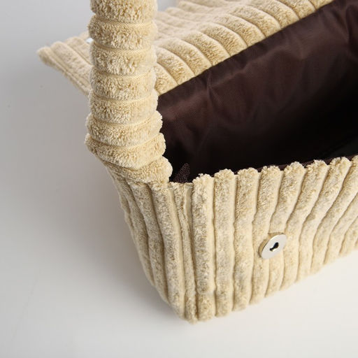 Сумка молодёжная на магните, цвет бежевый - Simaland фото 5