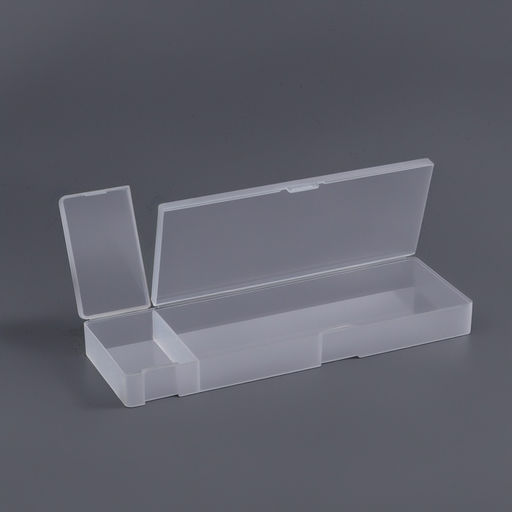 Бокс для хранения мелочей, 2 ячейки, 21×7×2.5 см, белый