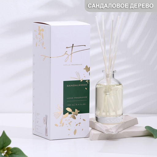 Диффузор ароматический Stella Fragrance Sandalwood, 100 мл, сандаловое дерево