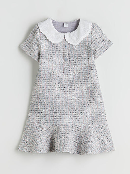 Bebe Yaka K?z ?ocuk Elbise