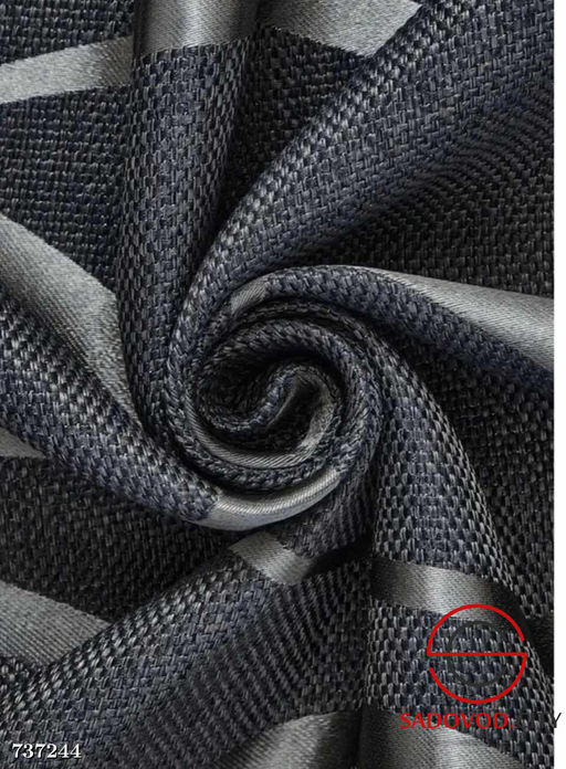 Плотные шторы Рогожка с тюлью