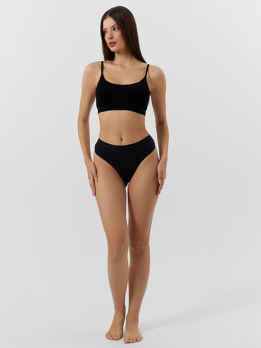 Трусики бразилиана черные в наборе, 3 шт - Mark formelle фото 3