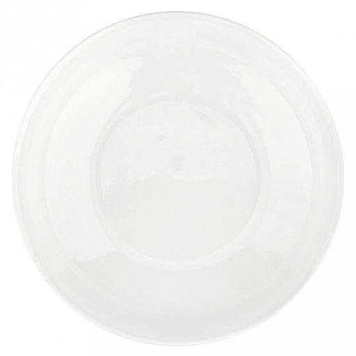 "Роса" Тарелка глубокая фарфоровая д180мм, h41мм, 500мл, рельефный борт, белый (Китай)