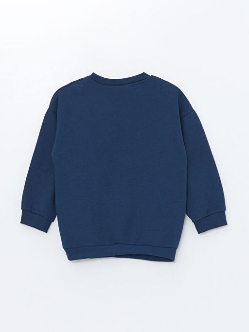 Bisiklet Yaka Bask?l? Erkek Bebek E?ofman Tak?m