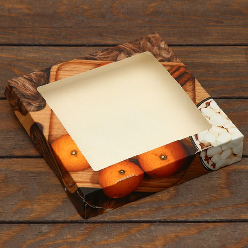 Цена за 20 шт. Коробка подарочная складная «Новогоднее настроение», 20×20×4 см