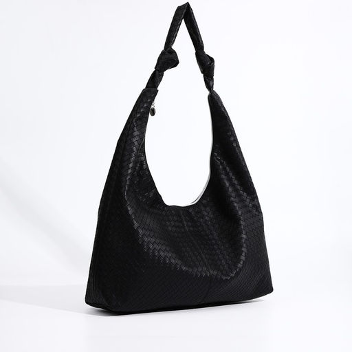 Сумка-шопер, наружный карман, цвет чёрный - Simaland фото 5