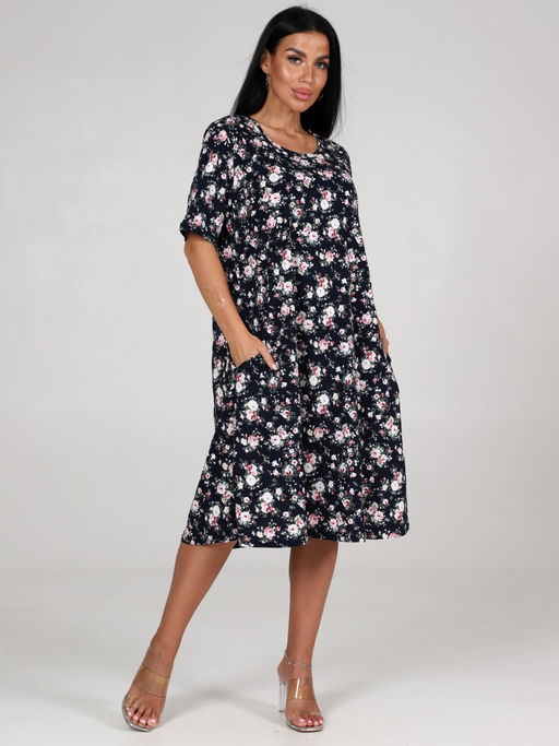 Платье-5 ПЛАТЬЕ ЖЕНСКОЕ (Синий) - А-дина фото 3