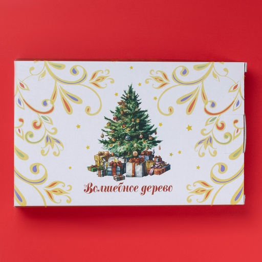 Тарелка керамическая Доляна «Волшебное дерево», керамика, 23.5×14×2.2 см, цвет белый