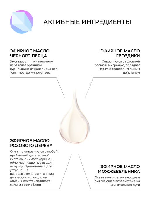 Комплекс эфирных масел Бросаем курить - Siberina фото 4