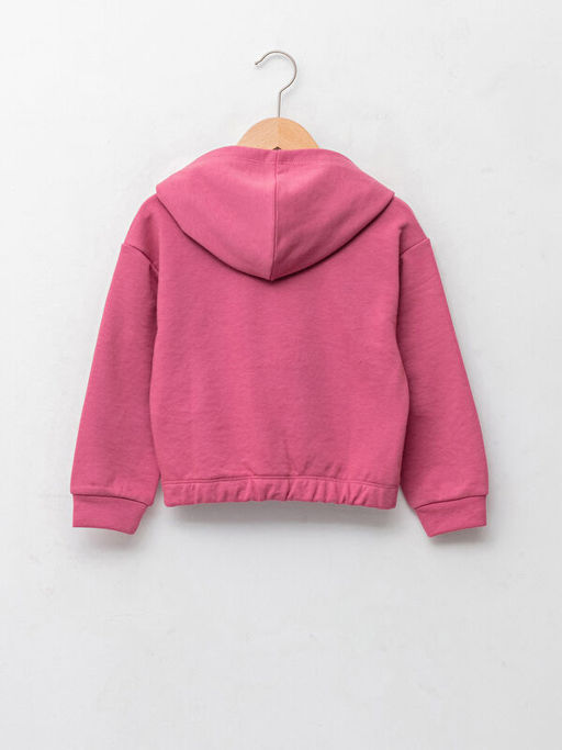 Kap??onlu Bask?l? Uzun Kollu K?z ?ocuk Sweatshirt Anne K?z Kombini - Waikiki фото 2