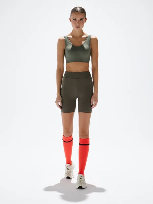 BMi_A 2711-01SS Шорты женские облегающие - militari - Minimi фото 4