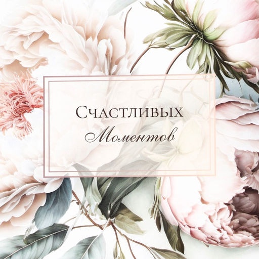 Цена за 2 шт. Пакет подарочный ламинированный с широким дном,"Счастливых моментов", 25 × 19 × 18 см