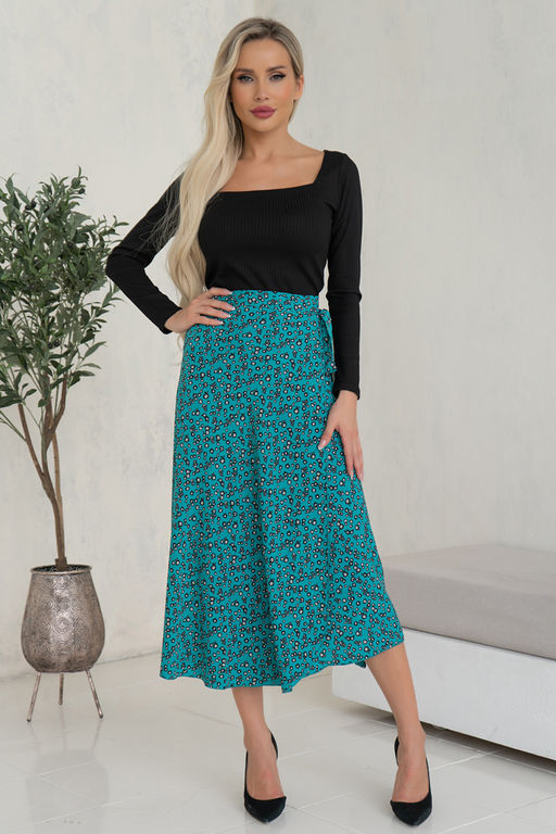 Юбка (изумрудный) Ю11-15/5 - Николь фото 2