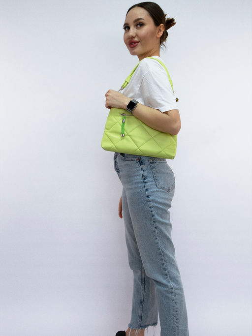 LACCOMA сумка Майя-Ф826-фисташковый эко кожа хлопок