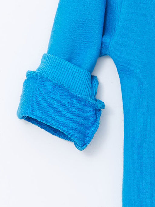 Bisiklet Yaka Uzun Kollu Bask?l? Erkek Bebek Sweatshirt - Waikiki фото 3