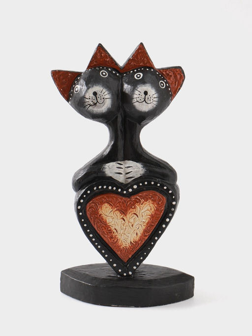 Интерьерный сувенир Влюблённые котята, 20 см