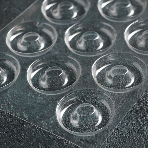 Цена за 20 шт. Форма для конфет и шоколада Пончик, 27?18 см, 11 ячеек, прозрачная - Simaland фото 3