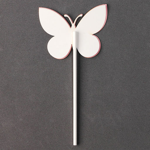 Набор для украшения Бабочки, набор 5 шт, цвет розовый - Страна карнавалия фото 3