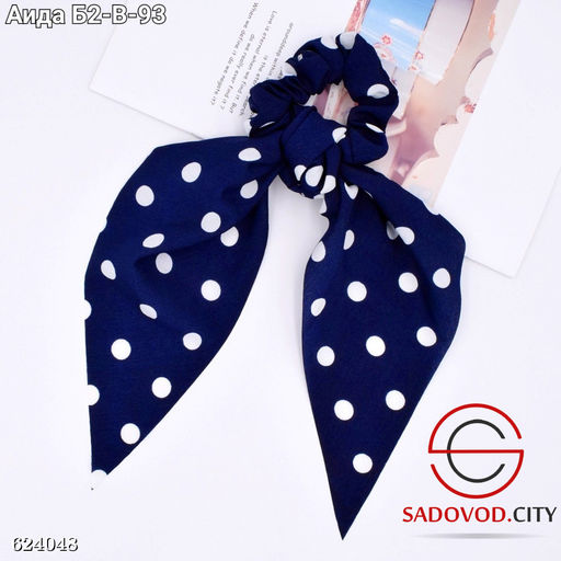 Резинка-платок в горошек