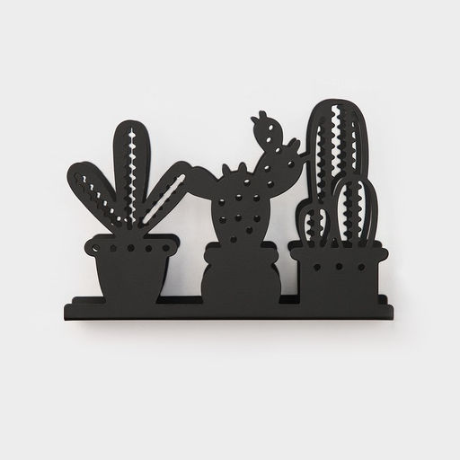 Салфетница Доляна Кактусы, 15410,3 см, цвет чёрный  фото 4