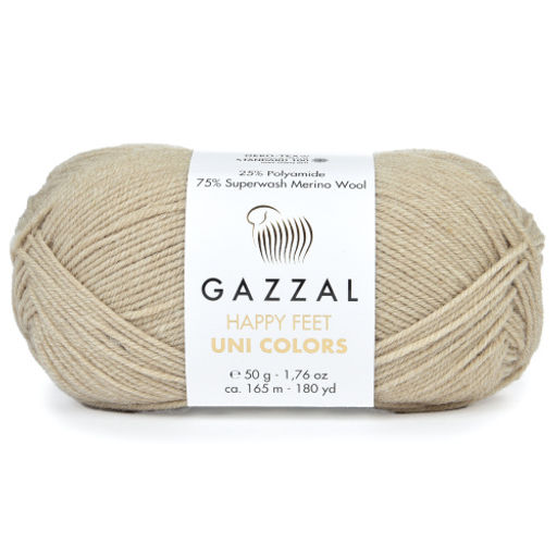 Хеппи фит однотонный (Happy feet Uni Colors) пряжа GAZZAL 75%меринос 25%полиамид10х50г/165м