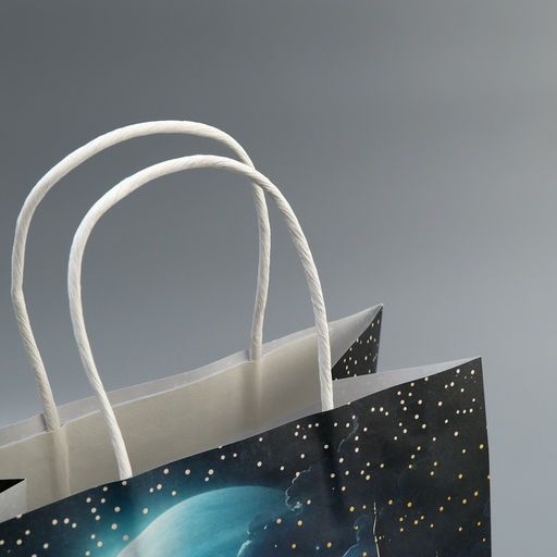 Цена за 2 шт. Пакет подарочный крафтовый Рамадан, 22 х 25 х 12 см - Доступные радости фото 6