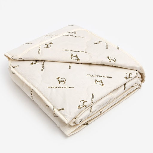 Одеяло «Этель», овечья шерсть, 140×205 см, тик, 300 г/м²