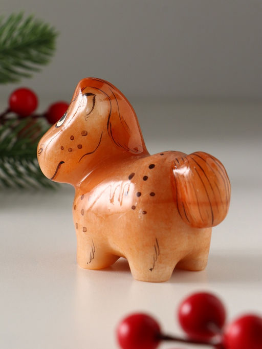Фигурка «Конь Гаврюша», 8×7.5 см, селенит