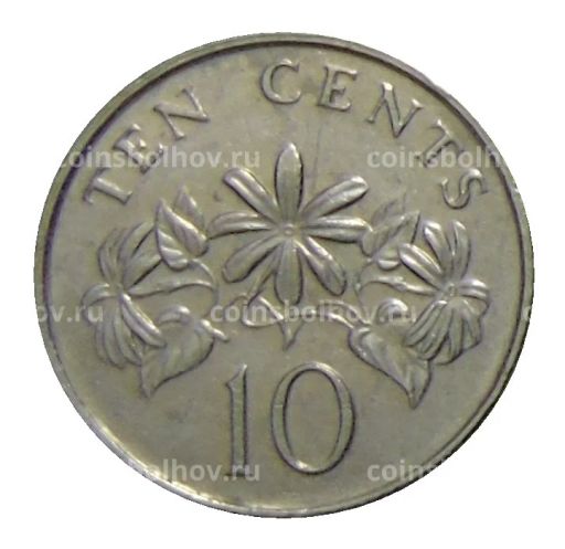 10 центов 1989 года Сингапур