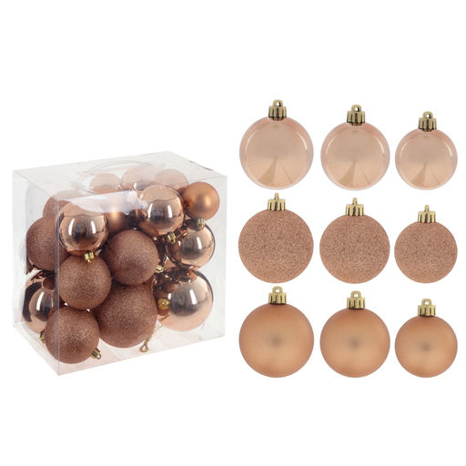 Набор из 26шт Украшение новогоднее "Шар", D 9 см, L9 W9 H9,5 см