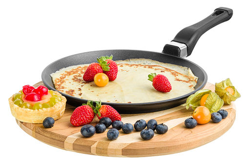 Сковорода блинная 22 см ГАРМОНИЯ ВКУСА "Черный оникс" н/р, 39*23*5,5 см