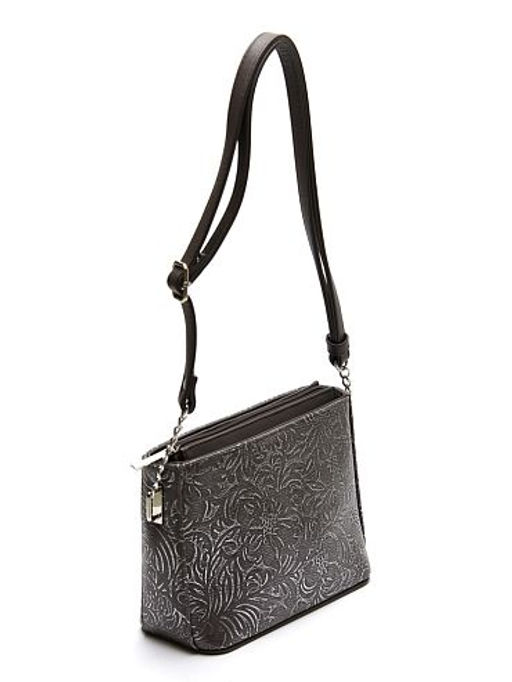 Сумка женская кросс-боди эко-кожа 42-106-11 цвет серебряный - Vera victoria vito фото 2