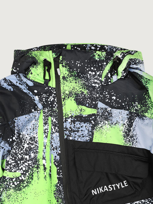 Костюм 7з1925 салат/черный