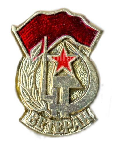 Значок Ветеран вооруженных сил