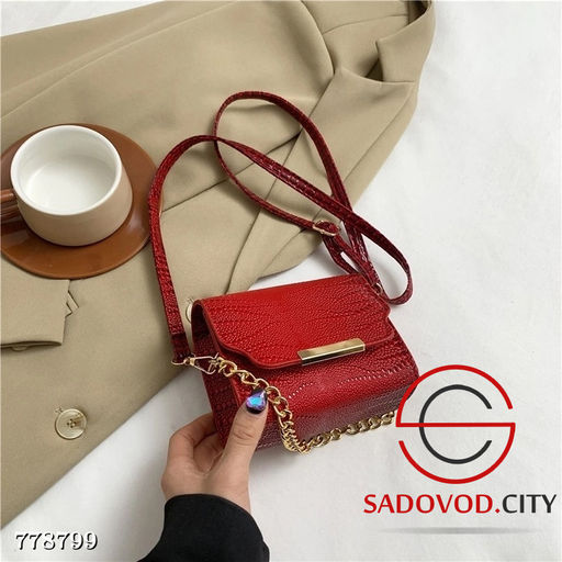 Женская мини сумка на плечо из искусственной кожи - Bruno фото 2